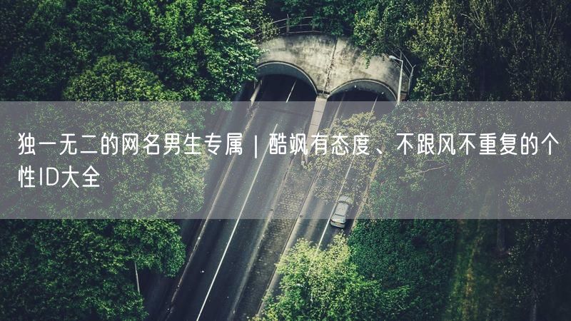 独一无二的网名男生专属｜酷飒有态度、不跟风不重复的个性ID大全