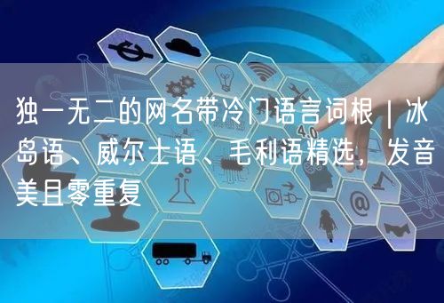 独一无二的网名带冷门语言词根｜冰岛语、威尔士语、毛利语精选，发音美且零重复
