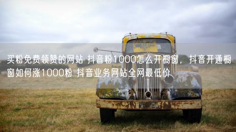 买粉免费领赞的网站 抖音粉1000怎么开橱窗，抖音开通橱窗如何涨1000粉 抖音业务网站全网最低价