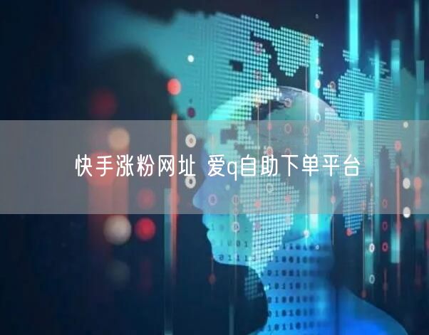 快手涨粉网址 爱q自助下单平台