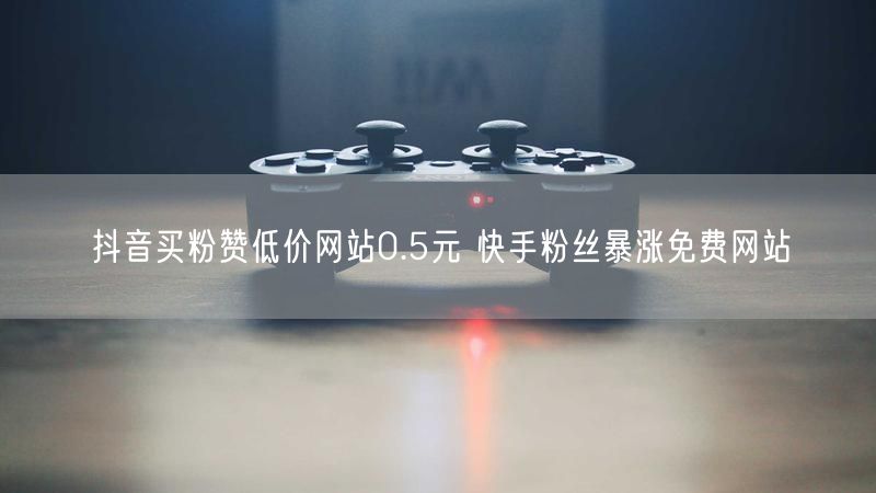 抖音买粉赞低价网站0.5元 快手粉丝暴涨免费网站
