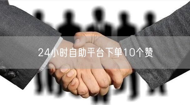 24小时自助平台下单10个赞