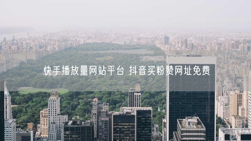快手播放量网站平台 抖音买粉赞网址免费