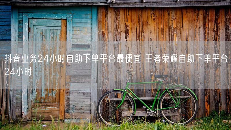 抖音业务24小时自助下单平台最便宜 王者荣耀自助下单平台24小时