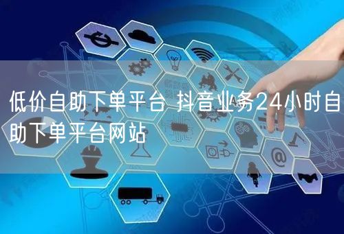 低价自助下单平台 抖音业务24小时自助下单平台网站