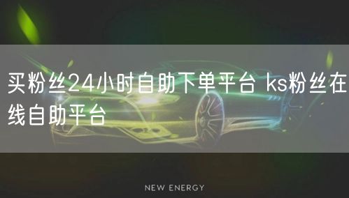 买粉丝24小时自助下单平台 ks粉丝在线自助平台