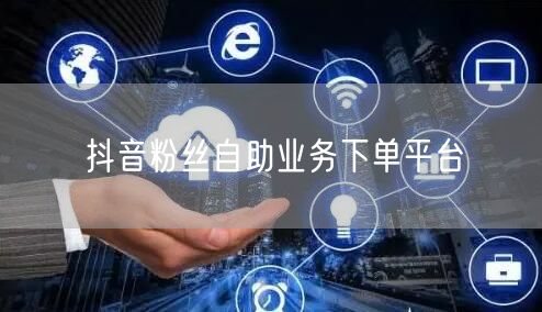 抖音粉丝自助业务下单平台