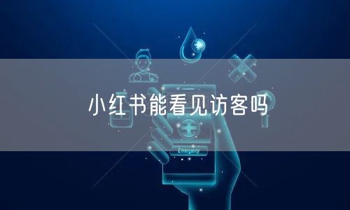 小红书能看见访客吗