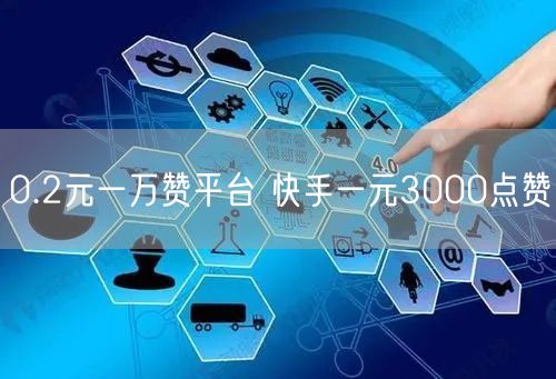 0.2元一万赞平台 快手一元3000点赞