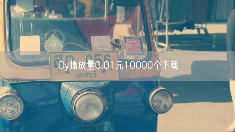 Dy播放量0.01元10000个下载