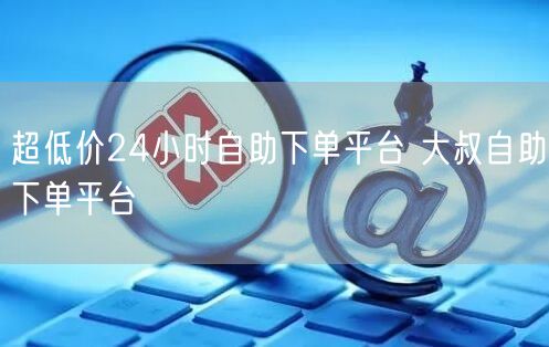 超低价24小时自助下单平台 大叔自助下单平台