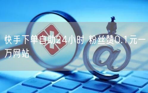 快手下单自助24小时 粉丝赞0.1元一万网站