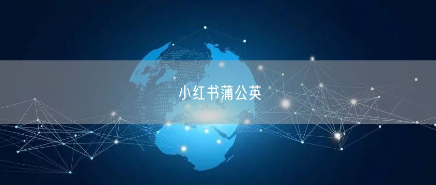 小红书蒲公英