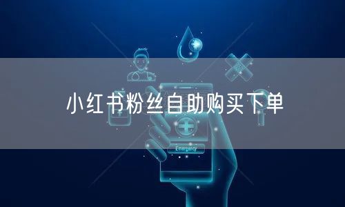 小红书粉丝自助购买下单