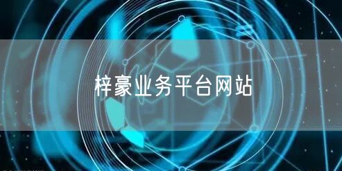 梓豪业务平台网站