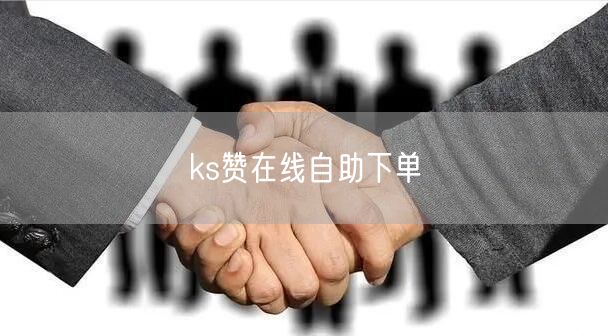 ks赞在线自助下单