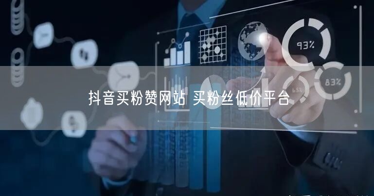 抖音买粉赞网站 买粉丝低价平台