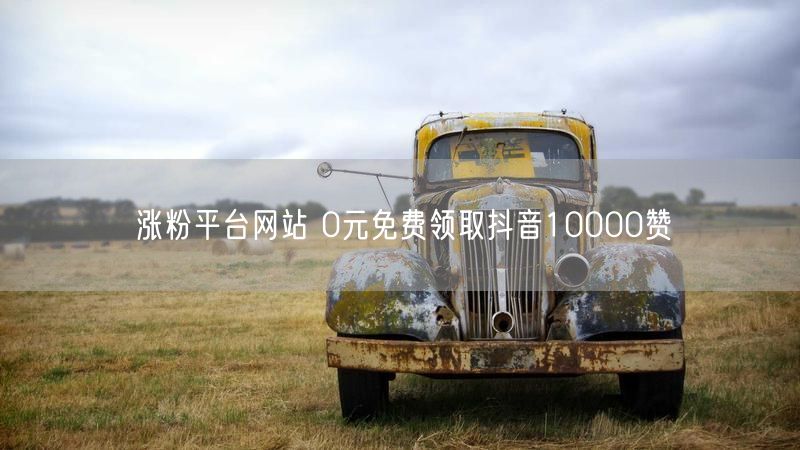 涨粉平台网站 0元免费领取抖音10000赞