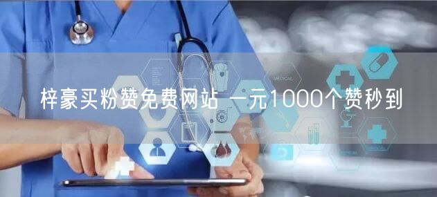 梓豪买粉赞免费网站 一元1000个赞秒到