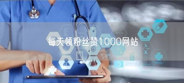 每天领粉丝赞1000网站