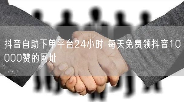 抖音自助下单平台24小时 每天免费领抖音10000赞的网址
