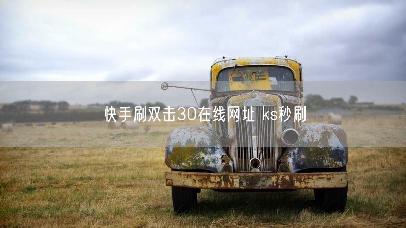 快手刷双击30在线网址 ks秒刷