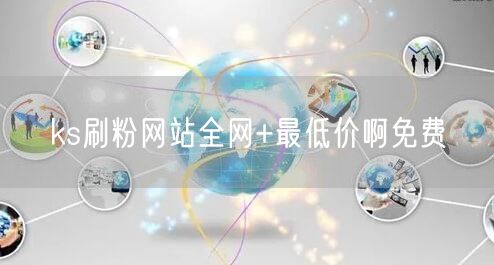 ks刷粉网站全网+最低价啊免费