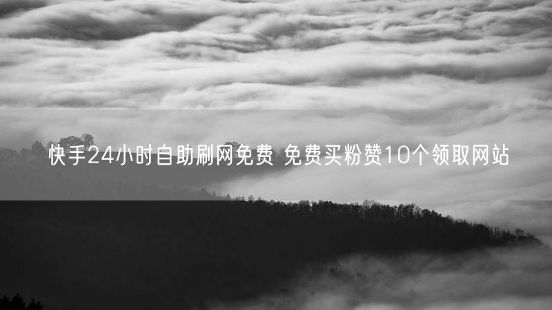 快手24小时自助刷网免费 免费买粉赞10个领取网站
