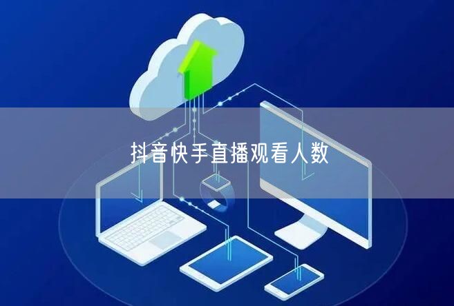 抖音快手直播观看人数