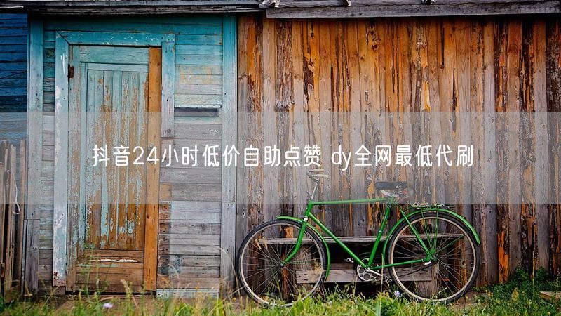 抖音24小时低价自助点赞 dy全网最低代刷